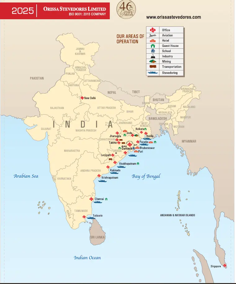 OSL-locations map